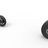 Wheel Set of Top fuel dragster motorcycle 1:25 - Thumbnail 7