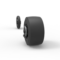 Wheel Set of Top fuel dragster motorcycle 1:25 - Thumbnail 8