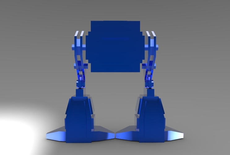 Low Poly Battle Robot 3D Print 5621