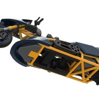 Top fuel Dirt dragster motorcycle 1:25 - Thumbnail 3