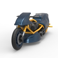 Top fuel Dirt dragster motorcycle 1:25 - Thumbnail 5