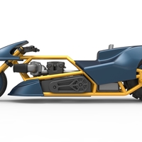 Top fuel Dirt dragster motorcycle 1:25 - Thumbnail 9