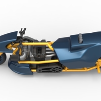 Top fuel Dirt dragster motorcycle 1:25 - Thumbnail 10