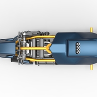 Top fuel Dirt dragster motorcycle 1:25 - Thumbnail 11