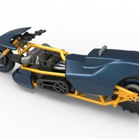 Top fuel Dirt dragster motorcycle 1:25 - Thumbnail 12