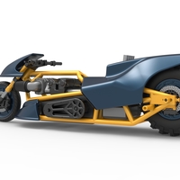 Top fuel Dirt dragster motorcycle 1:25 - Thumbnail 13