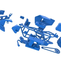 Top fuel Dirt dragster motorcycle 1:25 - Thumbnail 21