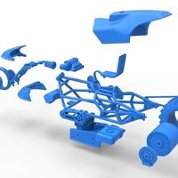 Top fuel Dirt dragster motorcycle 1:25 - Thumbnail 25