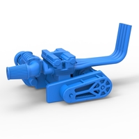 Engine of Top fuel Dirt dragster motorcycle 1:25 - Thumbnail 1