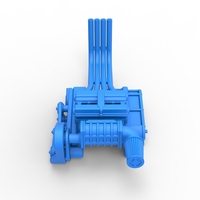 Engine of Top fuel Dirt dragster motorcycle 1:25 - Thumbnail 6