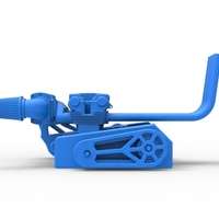 Engine of Top fuel Dirt dragster motorcycle 1:25 - Thumbnail 8