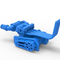 Engine of Top fuel Dirt dragster motorcycle 1:25 - Thumbnail 10