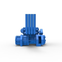 Engine of Top fuel Dirt dragster motorcycle 1:25 - Thumbnail 12