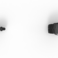 Wheel Set of Top fuel Dirt dragster motorcycle 1:25 - Thumbnail 6