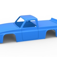 Shell of Vintage NASCAR race truck 1:25 - Thumbnail 1