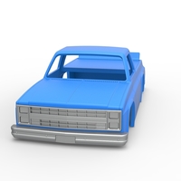 Shell of Vintage NASCAR race truck 1:25 - Thumbnail 5