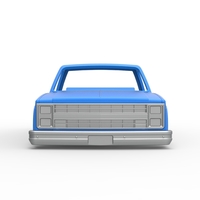 Shell of Vintage NASCAR race truck 1:25 - Thumbnail 6