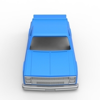 Shell of Vintage NASCAR race truck 1:25 - Thumbnail 7