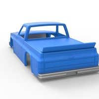 Shell of Vintage NASCAR race truck 1:25 - Thumbnail 12