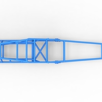 Frame of Top fuel Dirt dragster trike 1:25 - Thumbnail 8