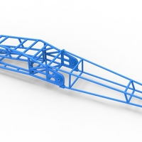 Frame of Top fuel Dirt dragster trike 1:25 - Thumbnail 9