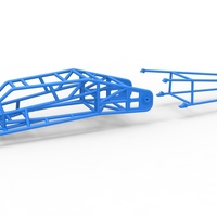 Frame of Top fuel Dirt dragster trike 1:25 - Thumbnail 12