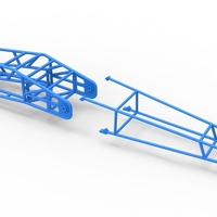 Frame of Top fuel Dirt dragster trike 1:25 - Thumbnail 13