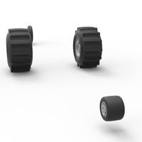 Wheel Set of Top fuel Dirt dragster trike 1:25 - Thumbnail 7