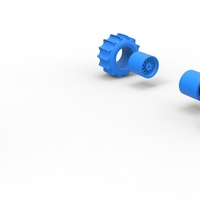 Wheel Set of Top fuel Dirt dragster trike 1:25 - Thumbnail 8