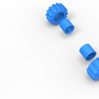 Wheel Set of Top fuel Dirt dragster trike 1:25 - Thumbnail 9