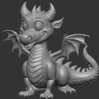Printable Dragon 3D Model  - Thumbnail 6