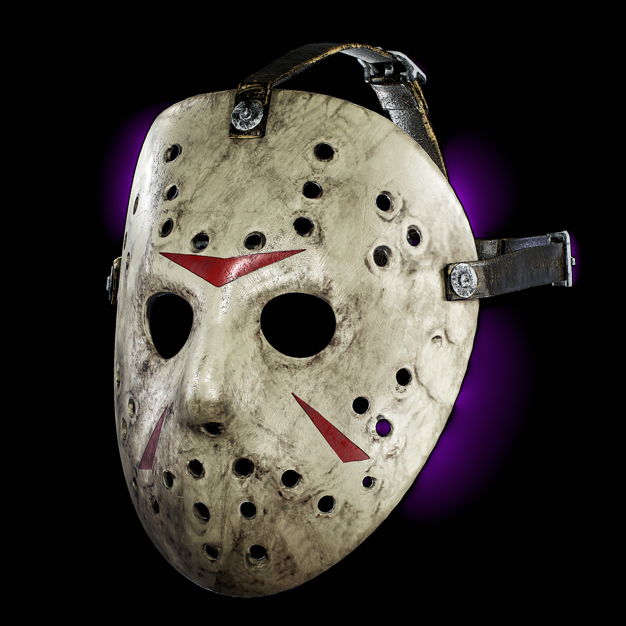 3D Printed Jason Voorhees Mask Friday 13 - Halloween Mask by