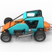 Midget car Scale 1:25 - Thumbnail 8