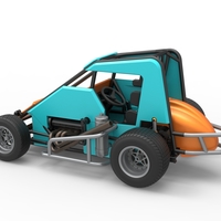 Midget car Scale 1:25 - Thumbnail 10