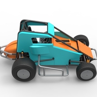 Midget car Scale 1:25 - Thumbnail 19