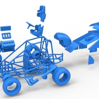 Midget car Scale 1:25 - Thumbnail 24