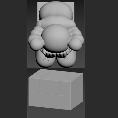 3D Printed KAWS PASSING THROUGH OPEN EDITION VINYL FIGURE by