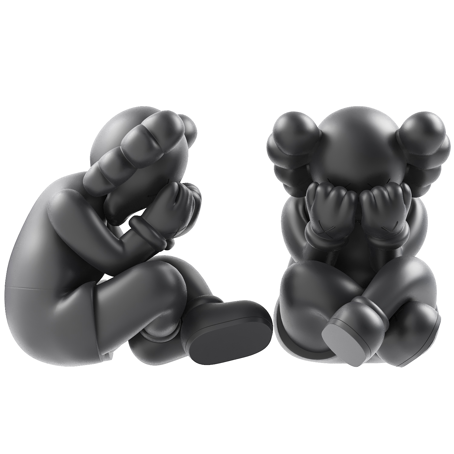 3D Printed kaws separated vinyl figures collection by pro 3dmodel | Pinshape