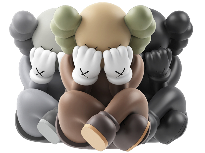 kaws separated vinyl figures collection