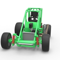 Midget car Base Scale 1:25 - Thumbnail 5