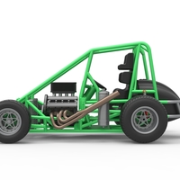 Midget car Base Scale 1:25 - Thumbnail 7