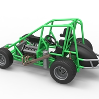 Midget car Base Scale 1:25 - Thumbnail 10