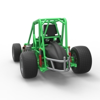 Midget car Base Scale 1:25 - Thumbnail 12