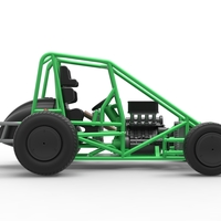 Midget car Base Scale 1:25 - Thumbnail 18