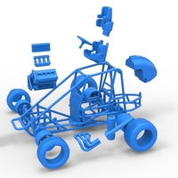 Midget car Base Scale 1:25 - Thumbnail 24