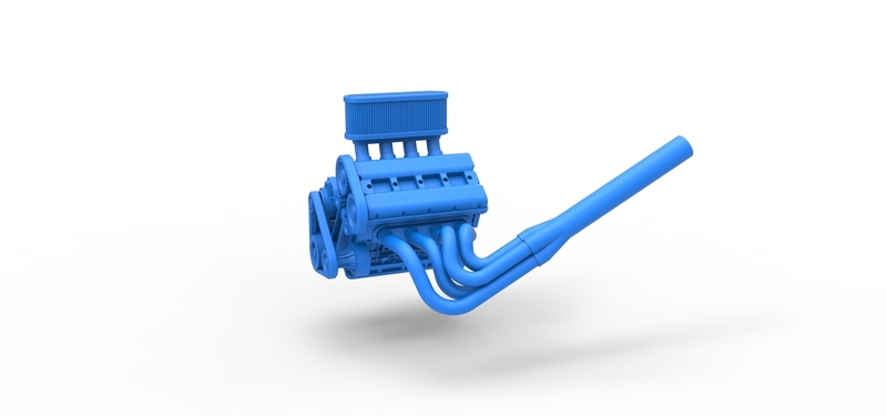 Engine of Midget car Scale 1:25