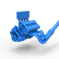 Engine of Midget car Scale 1:25 - Thumbnail 2