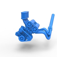 Engine of Midget car Scale 1:25 - Thumbnail 3