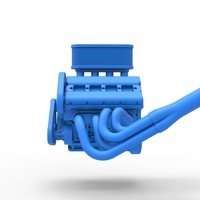 Engine of Midget car Scale 1:25 - Thumbnail 7