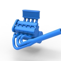 Engine of Midget car Scale 1:25 - Thumbnail 9